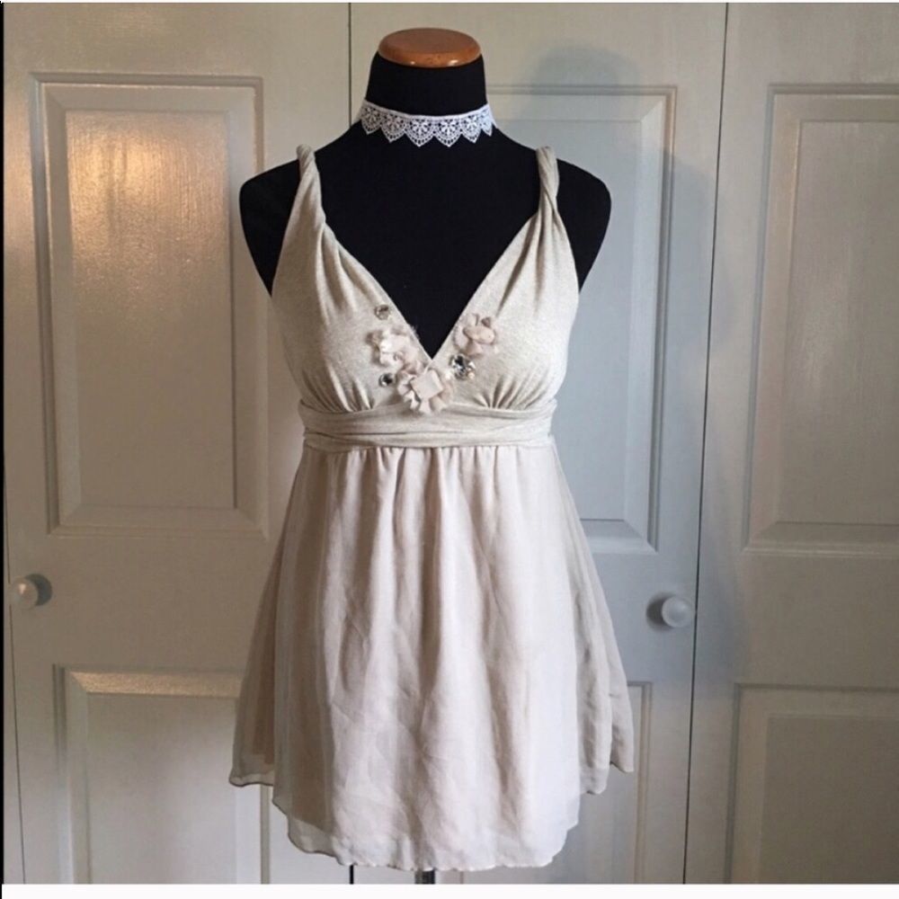 Anthropologie•{Velvet}•Beaded Tank